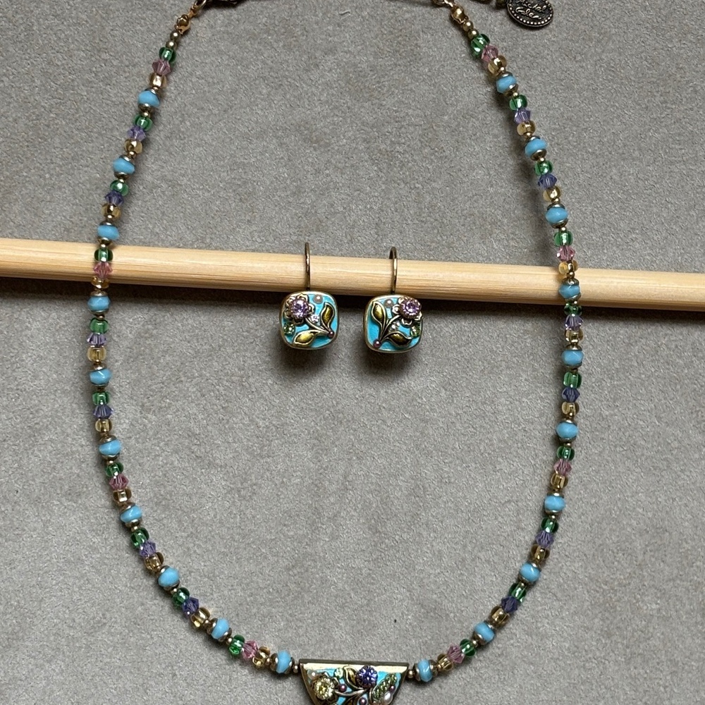 Handcrafted Necklace and Earring Set